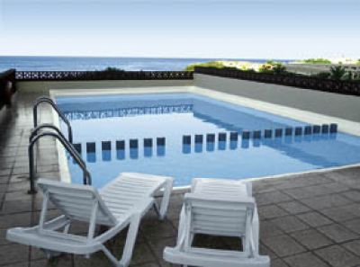Ferienwohnung Valle Gran Rey GO-034 Blick auf den Pool