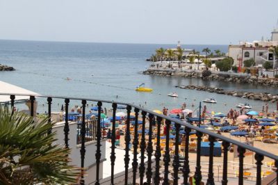 Puerto de Mogan Ferienwohnung Meerblick vom Balkon 