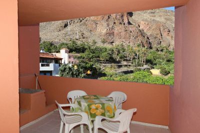 La Gomera Ferienwohnung GO-017 Terrasse mit Bergblick
