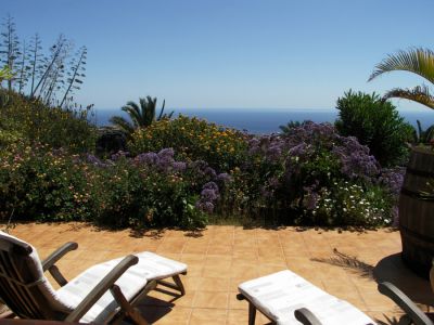 Lanzarote Ferienwohnung L-067 Terrasse mit Meerblick