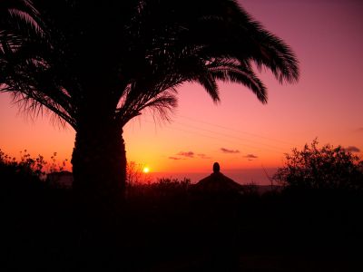La Palma Finca P-167 herrlicher Sonnenuntergang