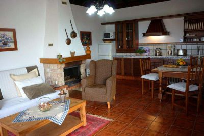 Ferienhaus La Palma Puntagorda P-209 Wohnraum mit Küche