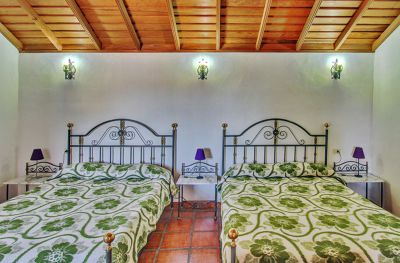 Ferienhaus La Palma Pool P-152 Schlafzimmer mit Einzelbetten