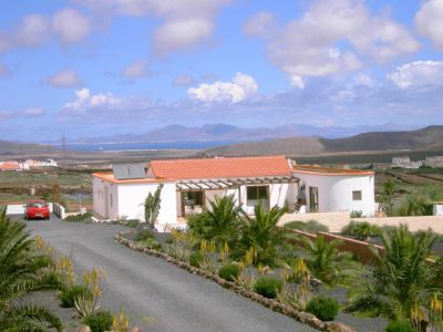 Private Villa Fuerteventura - Villa und Straße zur Villa