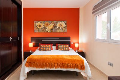 G-100 Moderne Villa Gran Canaria Schlafzimmer mit Doppelbett