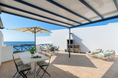 Dachterrasse Ferienhaus am Meer Lanzarote