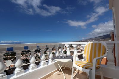 Ferienhaus in Playa del Ingles Balkon mit Meerblick