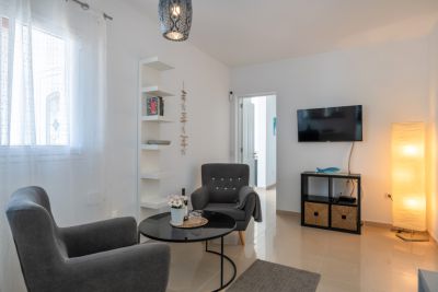 Lanzarote Villa L-074 Appartement Wohnraum mit SAT-TV