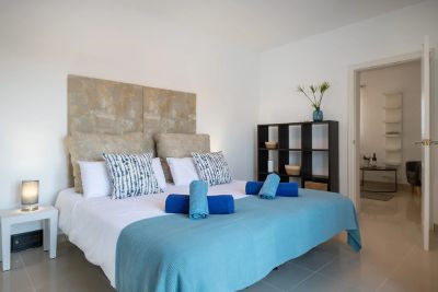 Lanzarote Villa L-074 Appartement Schlafzimmer mit Doppelbett