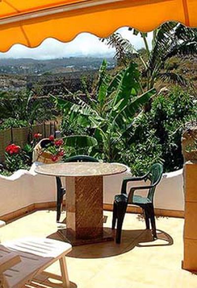 Ferienhaus TFN-180 Teneriffa Terrasse Ausblick 2