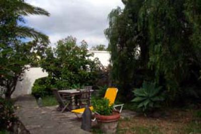 Ferienhaus B Blick von der Terrasse