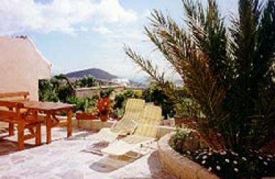 Terrasse des Studios auf der Finca