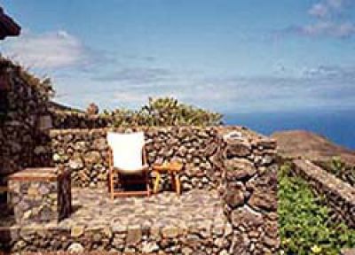 Terrasse Ferienhaus El Hierro