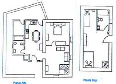 Grundriss Ferienhaus auf El Hierro