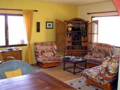 Wohnraum Ferienhaus Fuerteventura Süd