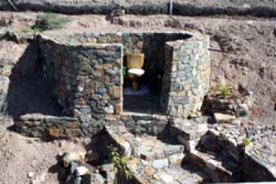 Außentoilette Ferienhaus Fuertevnetura