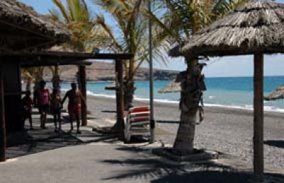 Der Strand in Tarajalejo