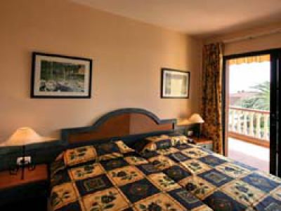 Ferienwohnung La Gomera Schlafzimmer mit Doppelbett