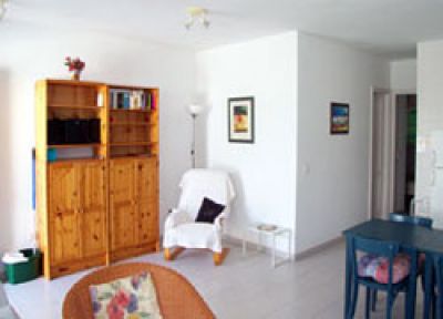 Ferienwohnung strandnah Lanzarote Wohnraum