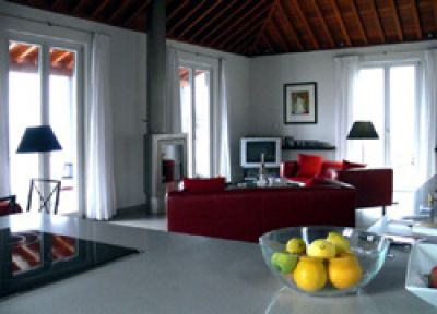 La Palma Ferienhaus P-185 eleganter Wohnbereich mit SAT-TV