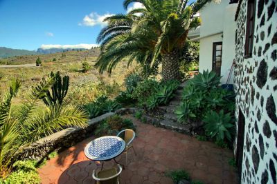 Garten Ferienhaus La Palma West