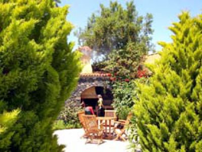 Gemütliche Terrasse der Finca La Palma