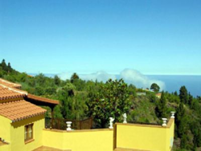 Blick auf das Ferienhaus in Puntagorda