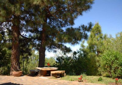 Finca mit Pool Puntagorda Sitzplatz