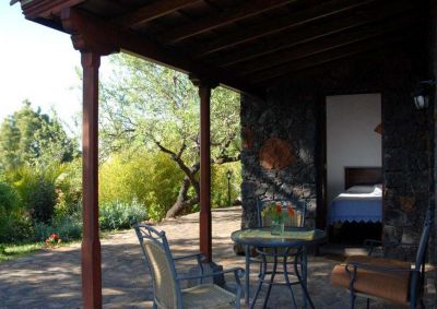 Terrasse Finca mit Pool Puntagorda
