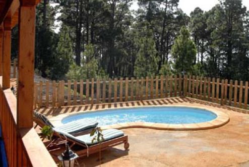 Kleines Ferienhaus mit Pool in Puntagorda