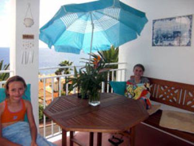 Terrasse Ferienwohnung Madeira