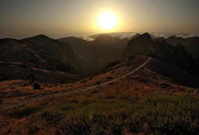 Sonnenuntergang auf Madeira