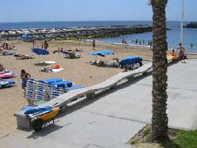 Strand Calheta auf Madeira