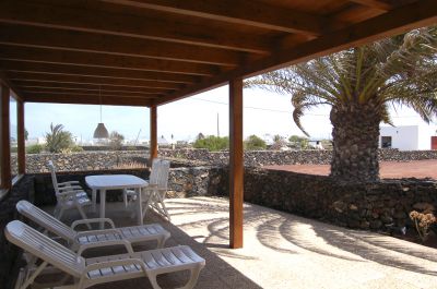 Terrasse Ferienhaus Lanzarote