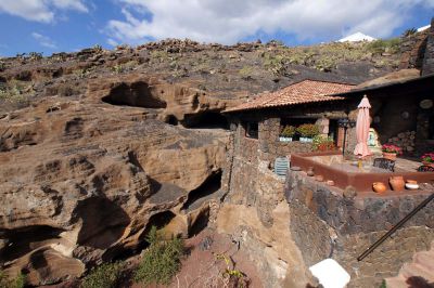 Ferienhaus Lanzarote L-061 Blick auf Terrasse