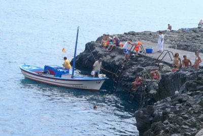 Badestelle nicht weit vom Haus am Meer auf La Palma