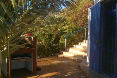 Garten Ferienwohnung mit Meerblick auf Gomera