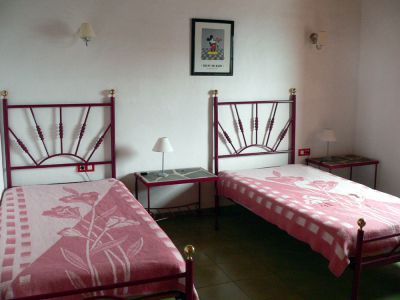 Ferienhaus La Palma Schlafzimmer 2 mit Einzelbetten P-145