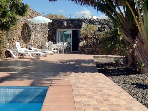 Ferienhaus mit Pool in Todoque