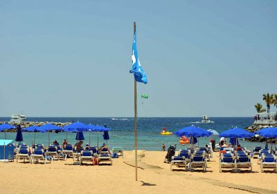 Der Strand von Puerto de Mogan