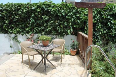 Terrasse der privaten Ferienwohnung in San Juan de La Rambla