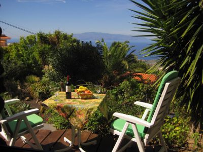 Terrasse der Ferienwohnung im Süden von Teneriffa