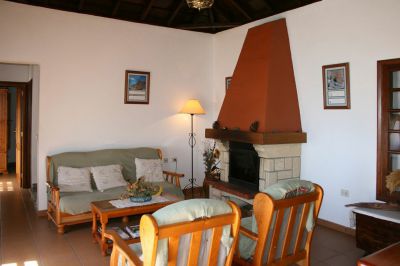 Wohnzimmer Finca mit großem Pool La Palma