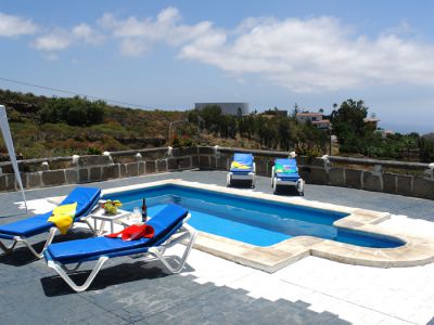 Poolterrasse Finca Teneriffa Süd