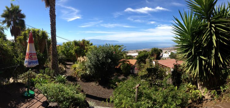 Terassenblick Ferienwohnung Teneriffa