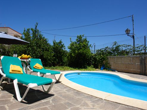 TFS-112 Ferienhaus in Arona Teneriffa Pool mit Sonnenliegen