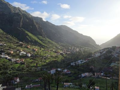 Blick ins Valle Gran Rey Ferienhaus 