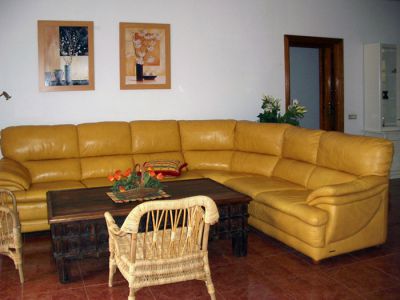 Wohnzimmer Ferienhaus Playa San Marcos