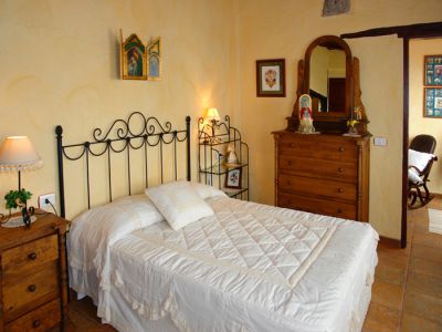 Stilvolles Schlafzimmer Ferienhaus Teneriffa