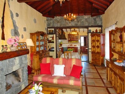 Edeles Wohnzimmer Ferienhaus Teneriffa